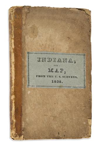 (INDIANA.) Joseph Hutchins Colton. The State of Indiana Delineated.